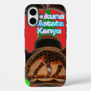 iPhone 16 Plus Case Imprimer Hakuna Matata Kenya Art