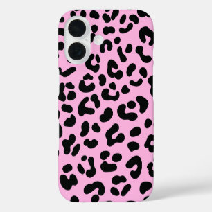 Coque Pour iPhone 16 Imprimer Pastel Pink Cheetah