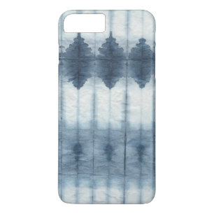 Coque iPhone 8 Plus/7 Plus Imprimer Shibori Indigio