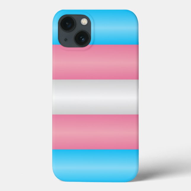 Coques Case-Mate iPhone Indicateur de fierté transgenre (Verso)