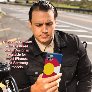 Coque iPhone 15 Pro Max Indicateur d'état du Colorado iPhone 15 et précéde