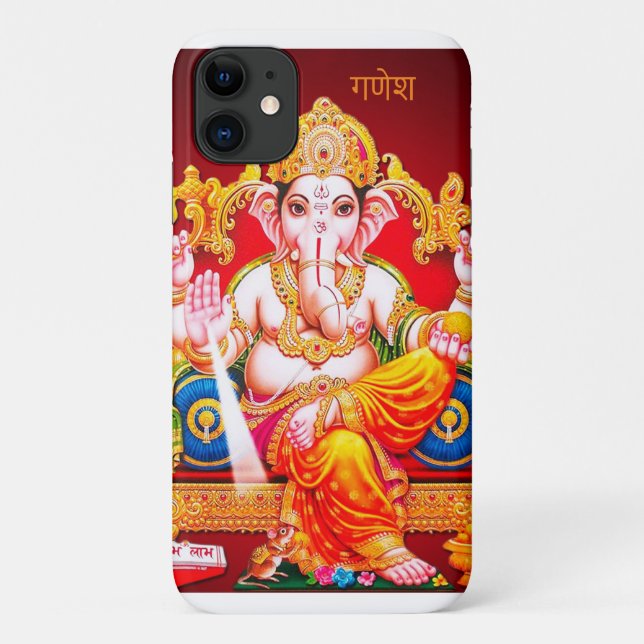 Coques Case-Mate iPhone Indien Dieu Ganesha Cellulaire Téléphone/coque ipa (Dos)