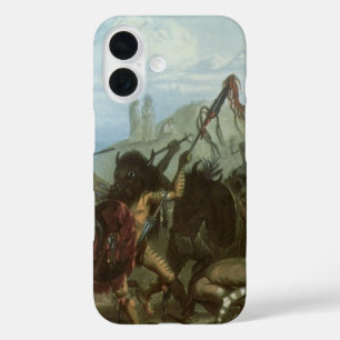 Coques iPhone 16 Indiens vintages, Danse de Bison par Karl Bodmer