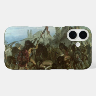 Coque Pour iPhone 16 Indiens vintages, Danse de Bison par Karl Bodmer