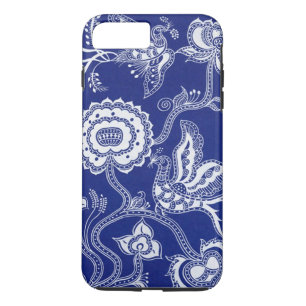 Coques Pour iPhone Indigo Batik chinois vintage