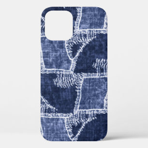 Case-Mate iPhone Case Indigo Patchwork : Texturé Checked Elegance