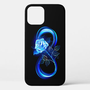 Case-Mate iPhone Case Infini lumineux avec rose bleue