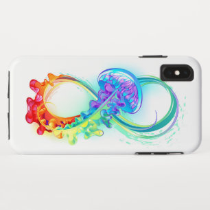 Case-Mate iPhone Case Infinity avec Rainbow Jellyfish