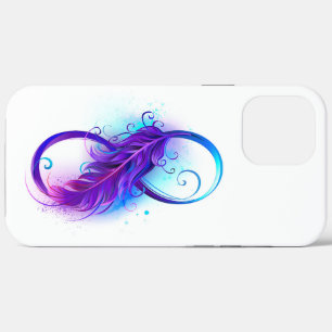 Case-Mate iPhone Case Infinity with purple feather