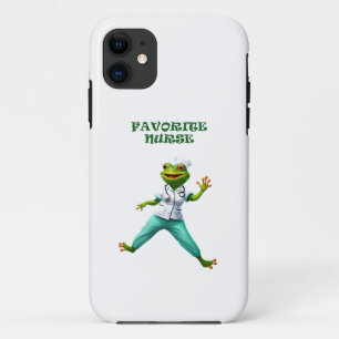Case-Mate iPhone Case infirmière 4 grenouille, cadeau de Noël, AI généré