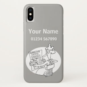 Etui iPhone Case-Mate Infirmière - Caricature à thème Médicale