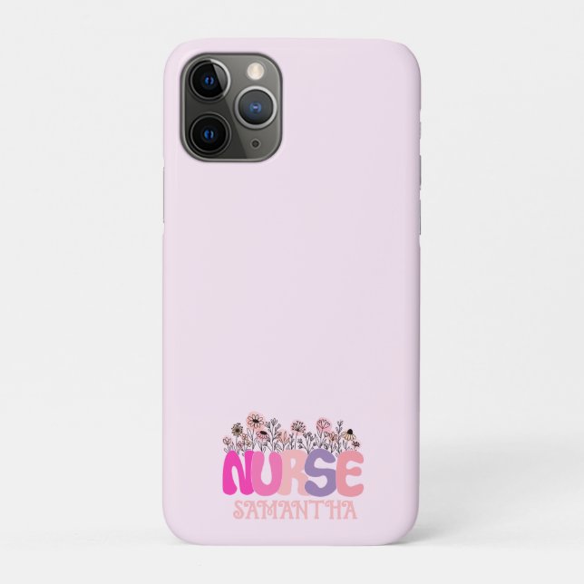 Coques Case-Mate iPhone Infirmière florale (Dos)