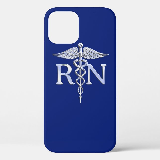 Coques Case-Mate iPhone Infirmière inscrite RN Caduceus Design (Verso)
