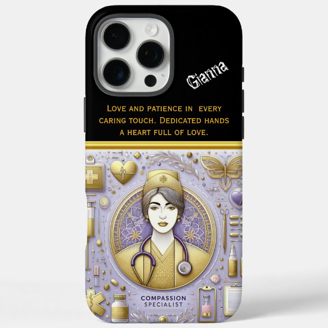 Coques Case-Mate iPhone Infirmière Praticien Symbolisant la Compassion et  (Verso)