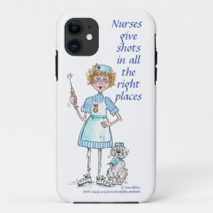 Case-Mate iPhone Case Infirmières, aiguilles et canicules donnant des v