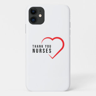 Case-Mate iPhone Case Infirmières Mercis Coeur rouge