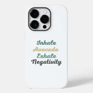 Coque Pour iPhone 14 Pro Inhale Avocado Exhale Négativité