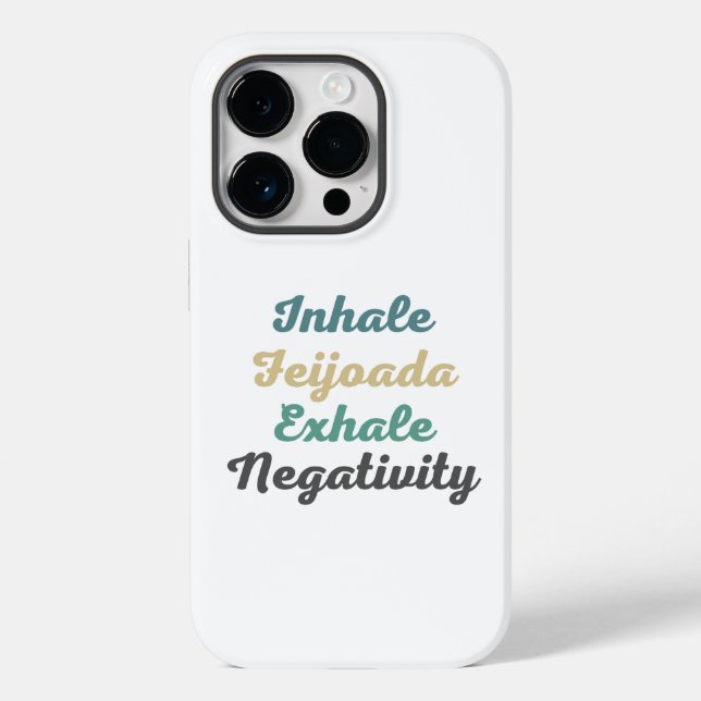 Coques Case-Mate iPhone Inhale Feijoada Exhale Négativité Téléphone (Verso)