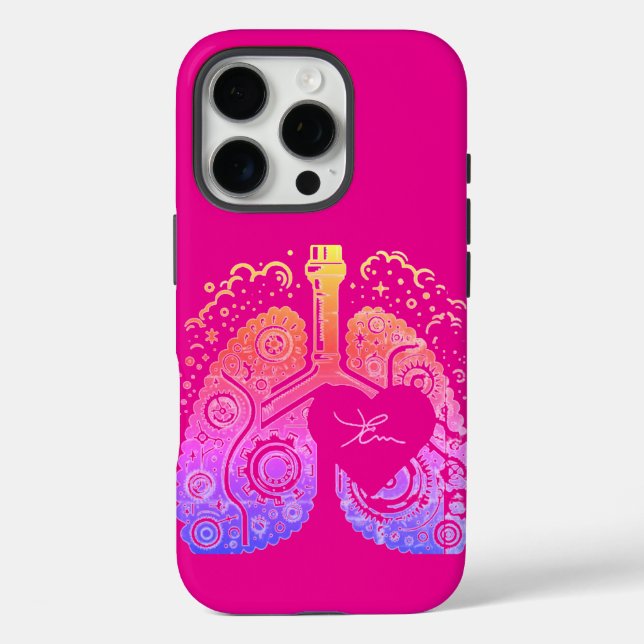 Coques Case-Mate iPhone Inhalo de coeur (Verso)
