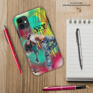 Case-Mate iPhone Case Initiales art de rue cool Peinture unique Ado