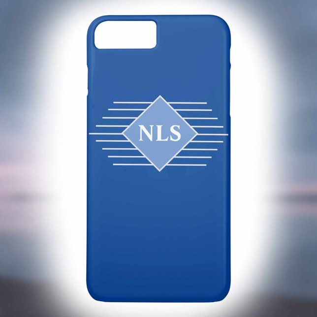 Coques Case-Mate iPhone Initiales monogrammes élégantes sur un smart (Créateur téléchargé)