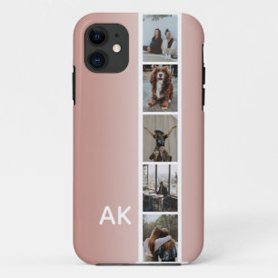 Case-Mate iPhone Case Initiales personnalisées Pink Ombre