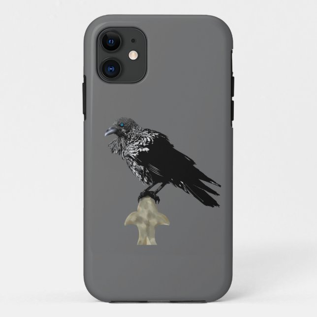 Coques Case-Mate iPhone Inked Raven (Dos)