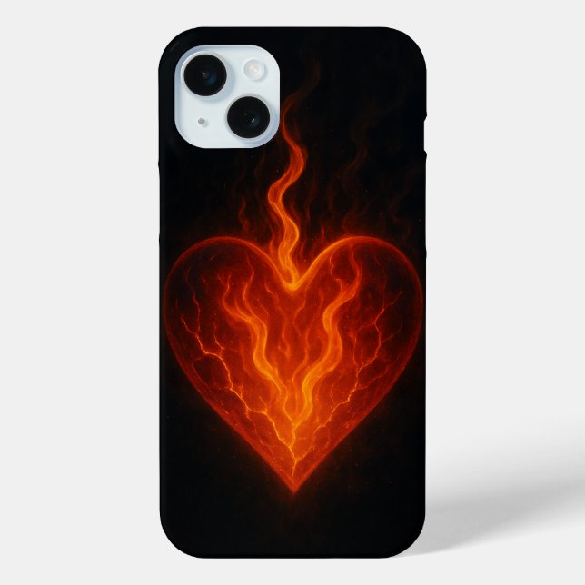 Coques Case-Mate iPhone Inner Fire – Glowing Heart Aesthetic iPhone Case (Verso)