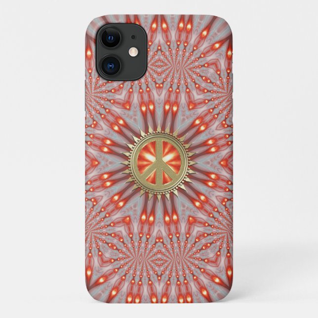 Coques Case-Mate iPhone Inner Peace Fire Energy Mandala (Dos)