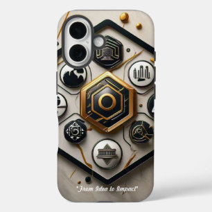 Coque Pour iPhone 16 "Innover, perturber, répéter"