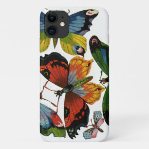 Case-Mate iPhone Case Insectes vintages ou des insectes, Belles papillon