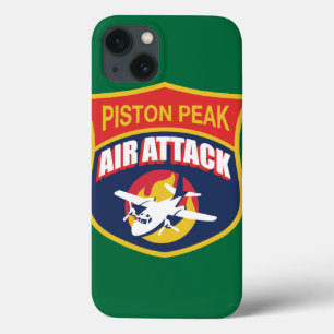 Etui iPhone 13 Insigne d'attaque aérienne de Piston Peak