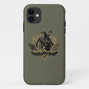 Coque iPhone 11 Insigne de drapeau du peloton   Rick de suicide