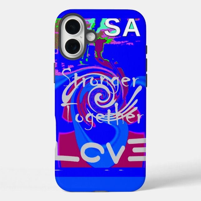 Coques Case-Mate iPhone Inspiration USA Nous Sommes Forts Ensemble Avec Am (Verso)