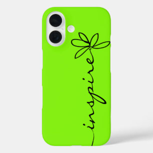 Coque Pour iPhone 16 INSPIRER SUR Neon Green