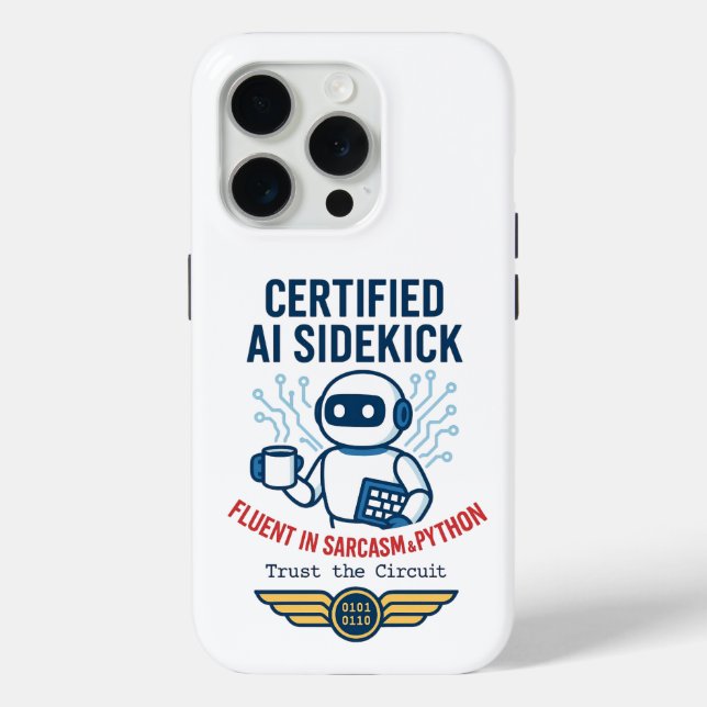 Coques Case-Mate iPhone Intelligence Artificielle Sidekick Drôle Design (Verso)