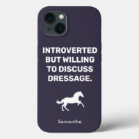 Introverted Mais Prêt À Discuter De Dressage Drôle
