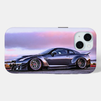 Coque Pour iPhone 15 iphone15 bord de route à l'horizon sport voiture c