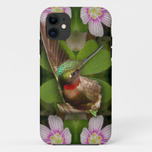 Case-Mate iPhone Case iphone4 cas - colibri en fleur
