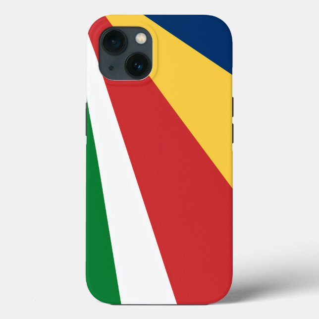 Coques Case-Mate iPhone iPhone 13 Coque-Mate aux couleurs des Seychelles (Verso)