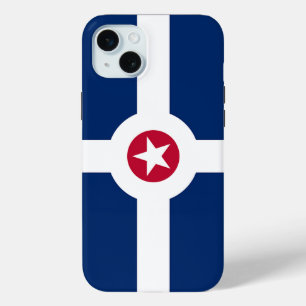 Coque iPhone 15 Mini iPhone 15 Plus Coque-Mate, drapeau d'Indianapolis