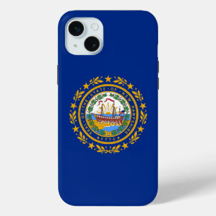 Coque iPhone 15 Mini iPhone 15 Plus Coque-Mate, drapeau du New Hampshir