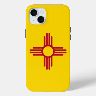 Coque iPhone 15 Mini iPhone 15 Plus Coque-Mate, drapeau du Nouveau-Mexi