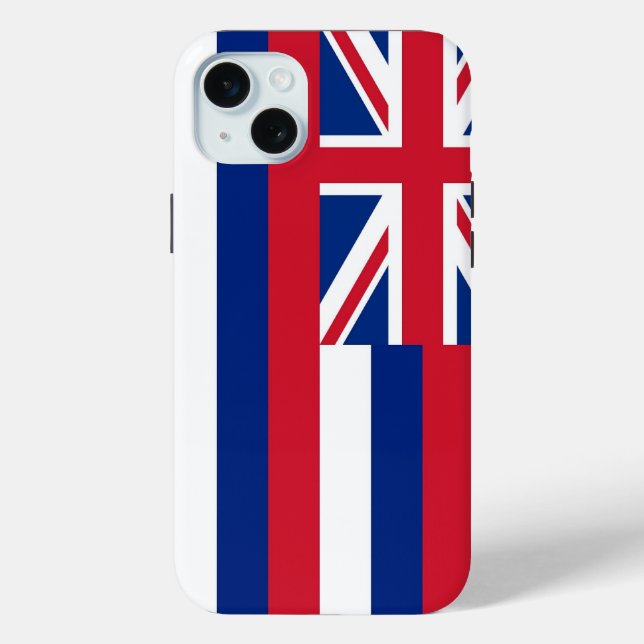 Coques Case-Mate iPhone iPhone 15 Plus Coque-Mate, drapeau Hawaii (Verso)