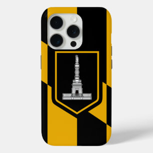Coque iPhone 15 Pro iPhone 15 Pro Coque-Mate, drapeau Baltimore