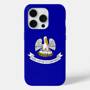 Coque iPhone 15 Pro iPhone 15 Pro Coque-Mate, drapeau de la Louisiane