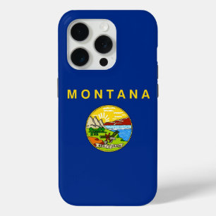 Coque iPhone 15 Pro iPhone 15 Pro Coque-Mate, drapeau Montana