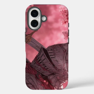 Coque Pour iPhone 16 iPhone 16 Anime Armure de Chevalier Fleurir Fantas