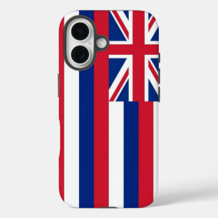 Coque Pour iPhone 16 iPhone 16 Coque-Mate avec drapeau de l'État d'Hawa