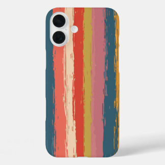 iPhone 16 Plus Coques - Motif rayé